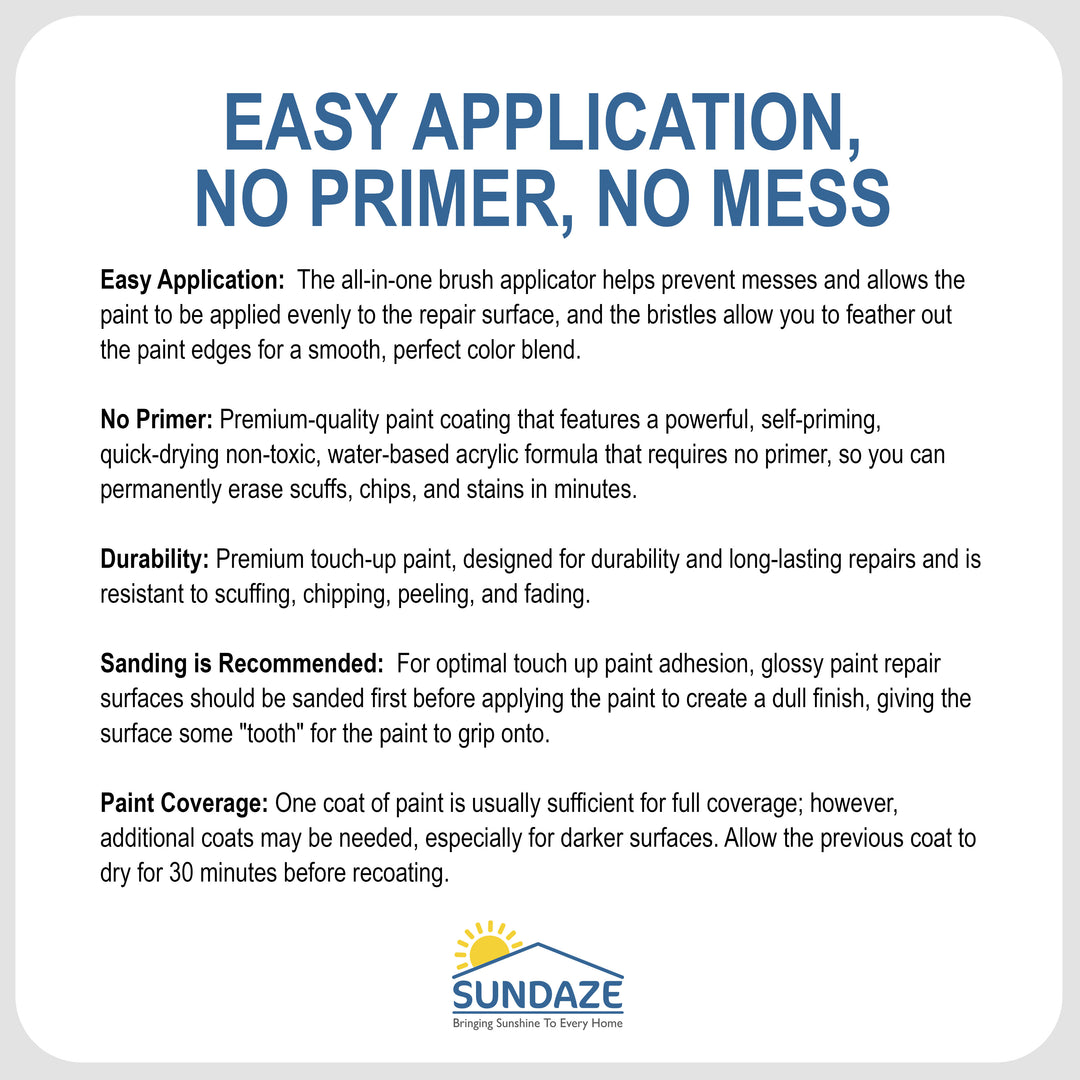 Gloss Appliance Touch-Up Paint Pen Kit - Stove, Refrigerator, Washer, Dryer Touch Up - 3 Glossy Colors White, Black, Silver - Instantly Repair & Restore Scratches, Chips, Stains - Color Match